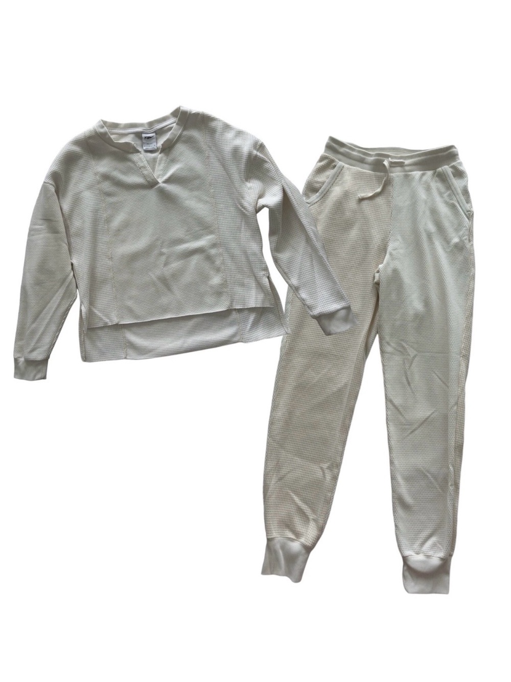 Nike Yoga Dri-FIT Luxe Size S Women's Cover-Up and Size XS Joggers Pure/ Whit